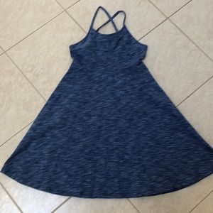 Navy girls cross-back sundress. So cute! Like new. Worn once. A classic!
